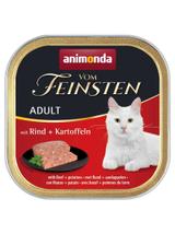 ANIMONDA Vom Feinsten Adult Cat smak: z wołowina i ziemniakami 6 x 100g