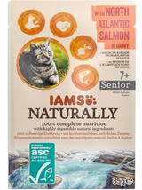 IAMS - Naturally with North Atlantic Salmon in gravy 24x85g