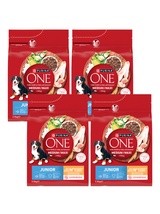 PURINA ONE Junior Medium/Maxi Karma dla szczeniąt bogata w kurczaka z ryżem 4x2,5 kg