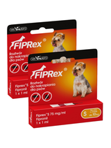 Fiprex S, 75 mg/ml, roztwór do nakrapiania dla psów (2szt)