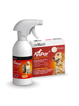 Fiprex spray 250ml + InPar- tabletki odrobaczające dla psa (2 tabl.)