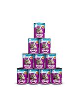 WHISKAS Adult puszka 12 x 400g - mokra karma dla kotów z tuńczykiem w galaretce