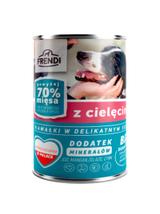 Frendi kawałki w delikatnym sosie z cielęciną 400g dla psa