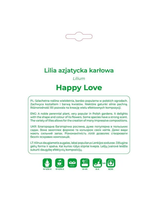 Lilia Happy Love czerwona 1 szt.