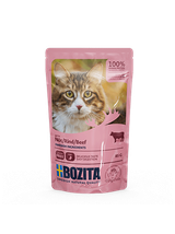 BOZITA Kawałki w sosie z wołowiną (saszetka) 85g