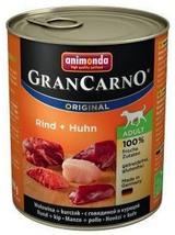 ANIMONDA GranCarno Adult Dog smak: Wołowina + kurczak 6 x 800g