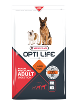 VERSELE-LAGA Opti Life Adult Digestion Medium&Maxi 12,5kg + niespodzianka dla psa GRATIS!