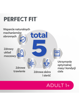 PERFECT FIT (Adult 1+) 4x750g Bogaty w łososia - sucha karma dla kota dorosłego
