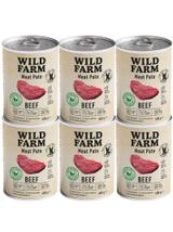 WILD FARM Pate Beef 6x400g bezglutenowa karma dla psa