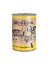 Wiejska Zagroda Indyk z jagnięciną 6x400g dla psa