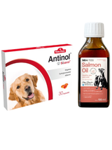 BIOVICO ANTINOL SIZAROL PIES 30 tabletek NA STAWY + Lab-V Olej z Łososia 100% Dla Psa i Kota w Każdym Wieku 100ml Tłoczony Na Zimno GRATIS !!!