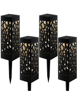 4x lampa ogrodowa solarna ozdobna