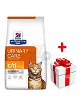 HILL'S PD Prescription Diet Feline c/d Multicare Kurczak 3kg + niespodzianka dla kota GRATIS!