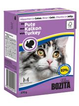 BOZITA Cat Kawałki Indyka W Galaretce 24x370g