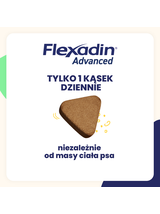 VETOQUINOL Flexadin Advanced Dietetyczna Karma Uzupełniająca Dla Psów  90g (30 kąsków)