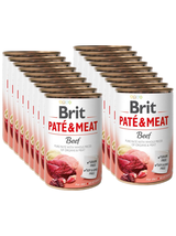 BRIT PATE & MEAT BEEF 18x400g