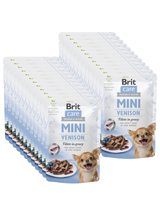Brit Care Mini Venison fillets in gravy 24x85g