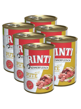 Rinti Kennerfleisch Pute karma mokra dla psa - indyk 6x400g