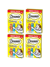 DREAMIES Creamy z kurczakiem i z łososiem 4x(12x10g)