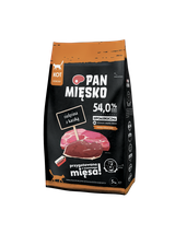 PAN MIĘSKO Cielęcina z kaczką M 5kg dla kota