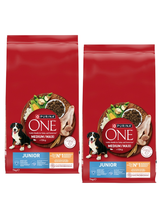 PURINA ONE Junior Medium/Maxi Karma dla szczeniąt bogata w kurczaka z ryżem 2x7 kg