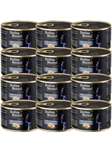 DOLINA NOTECI Premium Sterilised dla kota bogata w perliczkę 12x185g