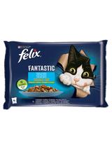 FELIX Fantastic Wiejskie Smaki w galaretce z łososiem i pstrągiem  12x(4x85g)