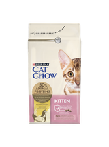 PURINA Cat Chow Kitten Karma bogata w kurczaka 1,5kg + 2 saszetki GRATIS