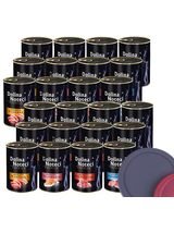 Dolina Noteci Premium dla kota mix smaków 24x400g + 3 pokrywki na puszki