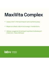 Lab-v MaxiVita Complex - mieszanka paszowa uzupełniająca – multiwitaminowa, w formie płynnej, przeznaczona dla drobiu grzebiącego, drobiu wodnego, gołębi, świń, bydła, owiec i kóz 1000 ml