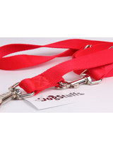 DogStuffs Smycz Regulowana – Czerwona 15mm/220cm