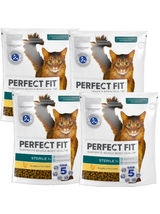 PERFECT FIT (Sterile 1+) 4x750g Bogaty w Kurczaka - sucha karma dla kota po sterylizacji