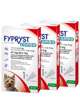 KRKA Fypryst Combo krople na pchły i kleszcze dla psa 2-10 kg 67 mg/0,67ml 3 szt.