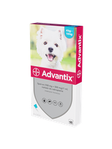 Advantix - dla psów 4-10kg (4 pipety x 1ml)