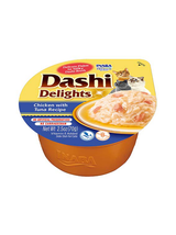 Inaba DASHI uzupełniająca karma dla kota- bulion o smaku kurczaka i tuńczyka  70 g