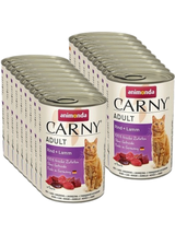 ANIMONDA Cat Carny Adult smak: wołowina i jagnięcina 18x400g