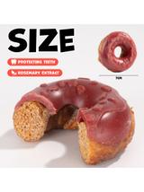 WILD FARM donut kolagenowy z kaczką i truskawkami 7cm 10x50g przysmak dla psa