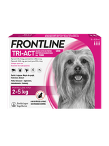 FRONTLINE Tri-Act  XS 2-5kg (pipeta 3 x 0,5ml) X2+ Zakładka magnetyczna GRATIS!