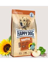 HAPPY DOG Natur- Croq wołowina i ryż 15kg