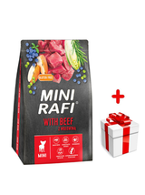 DOLINA NOTECI Rafi Mini  karma sucha dla psa z wołowiną 3kg + niespodzianka dla psa GRATIS!