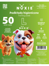 NUXIE® Podkłady higieniczne zielone L 50szt  45x60cm
