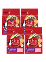 PURINA ONE Sensitive Medium/Maxi Karma dla dorosłych psów bogata w łososia z ryżem 4x2,5 kg