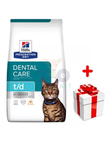 HILL'S PD Prescription Diet Feline t/d 1,5kg + niespodzianka dla kota GRATIS!