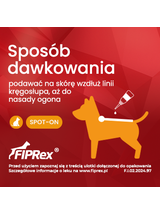 Fiprex L, 300 mg/4 ml, roztwór do nakrapiania dla psów (2szt)