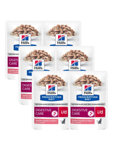 HILL'S PD Prescription Diet Feline i/d z łososiem 6 x 85g - saszetka