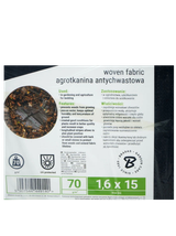 Agrotkanina PP czarna UV, 70g, 1,6 x 15m