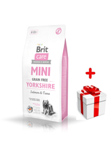 BRIT CARE Mini Grain-Free Yorkshire 2kg + niespodzianka dla psa GRATIS!