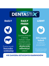 Pedigree Dentastix Light Dental Chews Małe rasy Przysmaki dla psów 7 szt - 58g