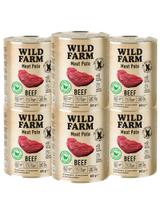 WILD FARM Pate Beef 6x800g bezglutenowa karma dla psa