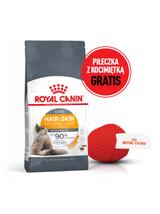 ROYAL CANIN Hair&Skin Care 10kg karma sucha dla kotów dorosłych, lśniąca sierść i zdrowa skóra + Piłka dla kota GRATIS!